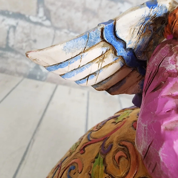 Jim Shore 2004 Retired Heartwood Creek Bountiful Angel 9.5" H B117675 Colorful - Picture 12 of 15